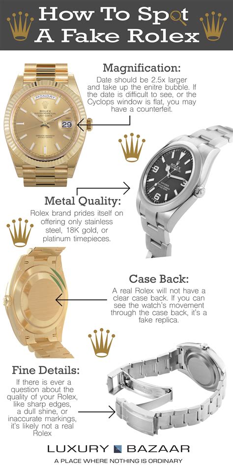 how to identify fake rolex watch|how to check rolex authenticity.